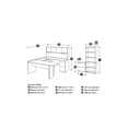 thumbnail image 2 of Executive U-shaped workstation with lateral file and bookcase in Cappuccino Cherry & Slate, 2 of 7