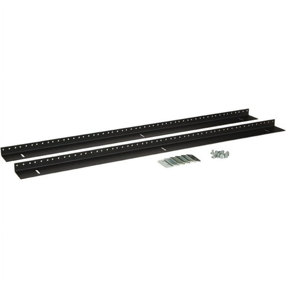 18U LINIER Wall Mount Vertical Rail Kit - 10-32 Tapped