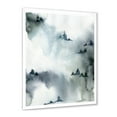 thumbnail image 2 of Designart 'Minimalistic Snowy Fir Trees With Winter Forest' Modern Framed Art Print, 2 of 4