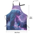 thumbnail image 5 of Lsque Mystical White gorilla Jungle Waterproof Apron Chef Aprons for Men Heavy Duty Chemical Work Apron Extra Long Grilling Aprons with Adjustable Bib Apron, 5 of 9