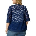 thumbnail image 4 of NOMADIC NOOK Women's Plus Size Summer Lace Sheer Kimono Lightweight Shrug Cardigans, 4 of 5