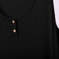 thumbnail image 7 of Miqool Nightgowns for Women Plus Size Long Night Gowns Button Front Lightweight Sleeveless Sleep Dress Victorian Nightdress Ladies Sleepwear XL-5XL, 7 of 7