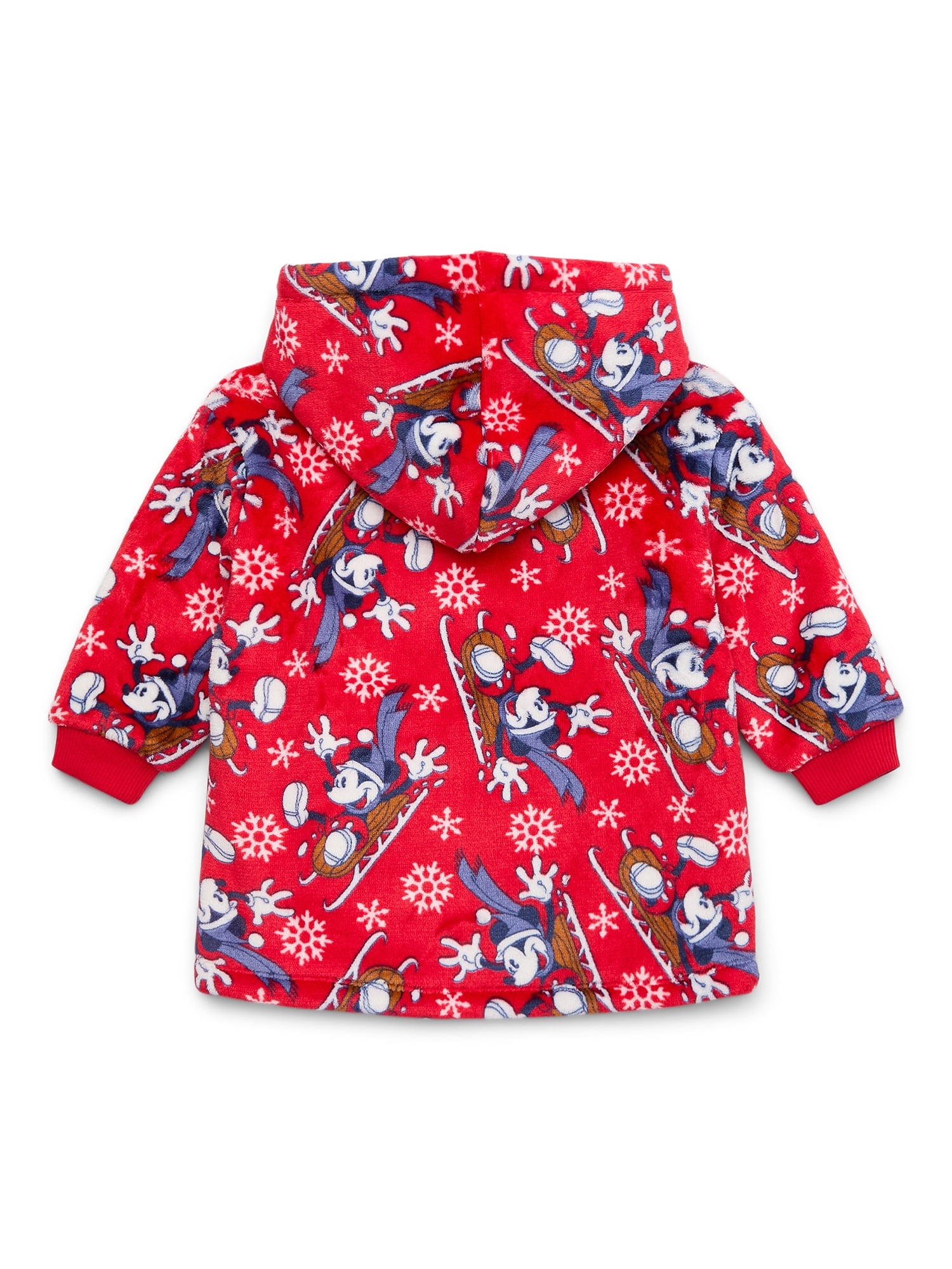 Disney Mickey Mouse Toddler Boys Super Soft Snugit Hoodie, Sizes 12 Months-5T