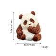 thumbnail image 3 of Desktop Ornament Brazilian Wood Panda Resin Panda Statue for Desktop Décor Humorous Tabletop for Indoor Home Unique Wooden Panda Sculpture, 3 of 8