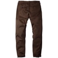 thumbnail image 4 of Pantalones Casuales para Hombre Ajuste Slim Corte Recto Talla 42 Marrón Oscuro, 4 of 6