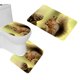 thumbnail image 1 of ABPHQTO Árbol peludo de cola de ardilla Juego de alfombras de baño de 3 piezas Alfombra de baño Alfombra de contorno y tapa de inodoro, 1 of 2