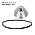 thumbnail image 1 of Lefu Pagoda Pulley Wheel V Type Belt Set Transmission Wheel for Benchtop Drill Press, 1 of 9