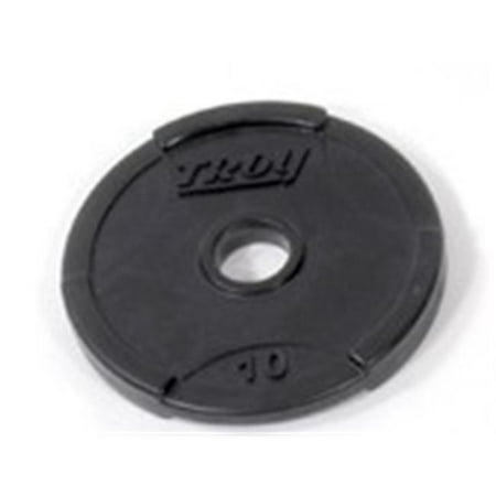 Troy Barbell GO-010R Rubber Encased Olympic Grip InterLocking Plate - 10 Pounds