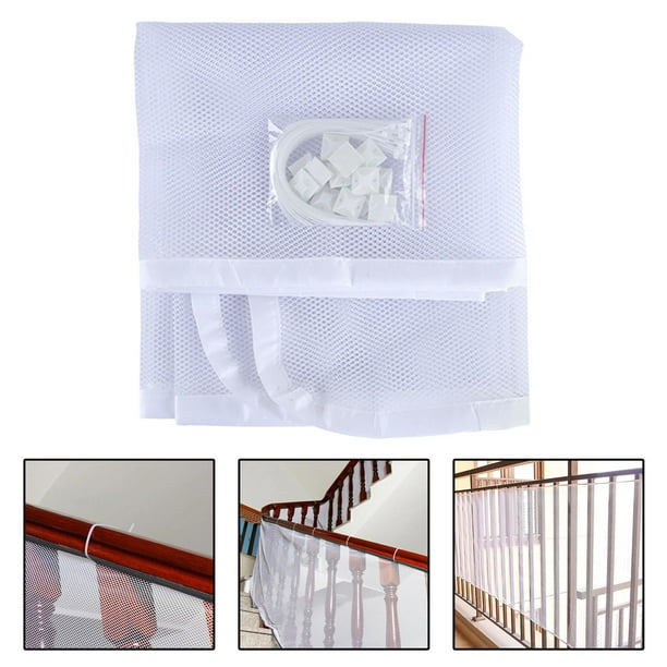 Red de seguridad para barandils de escalera para escalera , , cama de bebé, protege niño mascota red protectora segura con CUTICAT Red de seguridad para niños