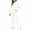 White, variant on TOMVIGX Sweatsuits Women 2 Piece Outfit Loose Fit Matching Workout Sets Trendy Track Suits Hoodies Sweatshirt Wide Leg Pants Beige L