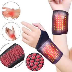 XIRQI Adjustable Self-Heating Wrist Band Brace,Black