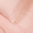 thumbnail image 3 of Superior Tierney Cotton Percale Deep Pocket Sheet Set, Split King, Blush, 3 of 9