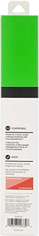 Cricut® Infusible Ink™ Sheets Solid (2), Bright Green, 12" x 12"