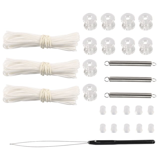 Kit de reparación de cortinas plisadas para vehículos recreativos retenedores de cables botiquín de primeros auxilios para cortinas diurnas y nocturnas de vehículos recreativos