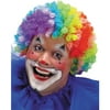 7-Color Clown Wig Adult Halloween Accessory