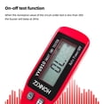 thumbnail image 3 of Yeacher Digital Surface Mounted Device Tester Intelligent Diode Continuity Resistor Capacitor Test Device 3000 Counts Auto Ranging Resistance Capacitance Voltage Measurement Meter, 3 of 8