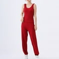 thumbnail image 6 of Wensltd Ribbed Pajama Set Women Lightweight Sports Camisole Lantern Pants Nightwear Outfits, 6 of 9
