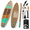 34wide land yellow, variant on Sunset Grey 11' x 34" x 6" Extra Wide Inflatable Stand Up Paddle Board for All Skill Levels