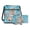 Blue-Rabbit Tulip Easter Eggs, variant on Cat Hobo Crossbody Bag Sets for Women, Easter Eggs Leather Satchel Purse and Wallet Multi Pocket Shoulder Purse Sling Messenger Bag with Adjustable Strap, Green