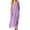 Purple, variant on ClodeEU Women's V Neck Wide Strap Sleeveless Linen Maxi Dress, Casual Loose Summer Dress Black,Women's Plus L
