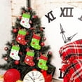 thumbnail image 6 of 24pcs Mini Christmas Stockings 6 Inches Xmas Red and Green Dot Mini Gift Stockings Small Fireplace Hanging Stockings Holiday Decorations Xmas Present Socking for Christmas Tree Fireplace, 6 of 6
