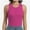 Hotpink, variant on Women Tank Tops Summer Sleeveless Basic Cami Top Shirt Slim Racerback Blouses