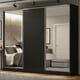 thumbnail image 2 of Ropero Closet Madesa Royale 3 Puertas 2 Espejo Negro, 2 of 5