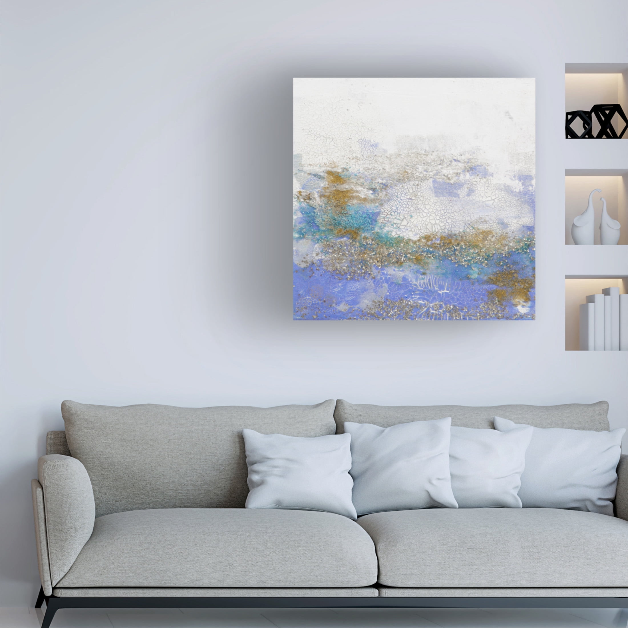 Canvas Wall Art - Hilary Winfield 'Radiance' Wall Art for Living Room, Bedroom, or Office Décor by Trademark Fine Art - 14 x 14 Inches