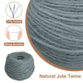 thumbnail image 3 of Uxcell Cuerda de Yute Natural de 100 Metros, Cuerda de Yute de 3 mm para Manualidades, Envoltura de Regalos, Decoración, Empaque, Jardinería y Soporte para Plantas, Gris, 3 of 6