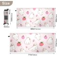thumbnail image 3 of Cute Bear Strawberry Beach Towel Fast Drying Camping Towels Sand Free Beach Blanket Soft Absorbent Travel Sport Towel for Gym Bath Shower Swimming 30" x 60" Washcloth Gift, 3 of 7