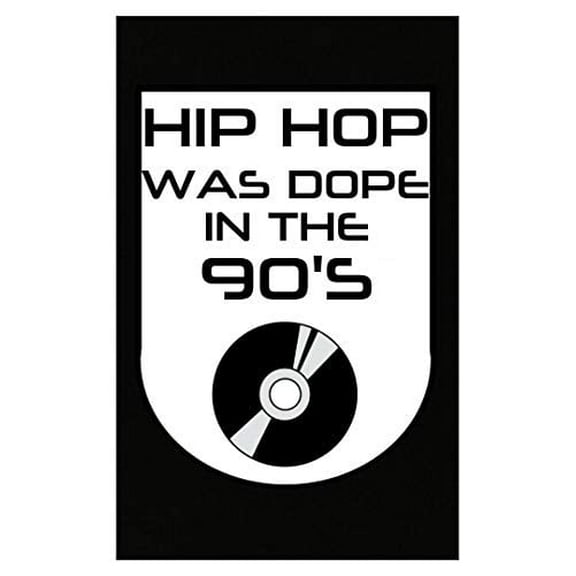 Hip Hop Poster - 90's Dope Musical Design - Wall Decor for Home Gift