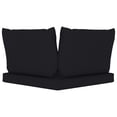 thumbnail image 5 of Mixfeer Pallet Sofa Cushions 3 pcs Black Fabric, 5 of 6