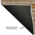 thumbnail image 3 of Addison Rugs Mayfield Washable Transitional Stripes Paprika Rectangle Rug, 1'8" x 2'6", 3 of 5