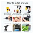 thumbnail image 7 of Cordless High Pressure Car Washer Spray Cordless Portable Car Wash Pressure Cleaner Cleaning Machine For 18V Battery ,Easy to Use, 7 of 7