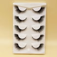 thumbnail image 4 of Pestañas postizas de imitación de visón, cinco pestañas de ojo de gato, cola de ojo, pestañas alargadas, pestañas postizas planas, 4 of 6