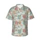 thumbnail image 1 of Balery Cute Owl Camisas hawaianas de manga corta para hombre, camisas playeras de corte holgado, camisas de vacaciones con botones,XX-Large, 1 of 7