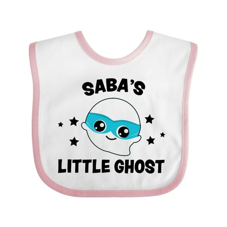 

Inktastic Cute Saba s Little Ghost with Stars Gift Baby Boy or Baby Girl Bib