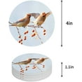 thumbnail image 1 of XDDJA Theme Flying Bird Set of 4 Round Coaster for Drinks, Absorbent Ceramic Stone Coasters Cup Mat with Cork Base for Home Kitchen Room Coffee Table Bar Decor, 1 of 5