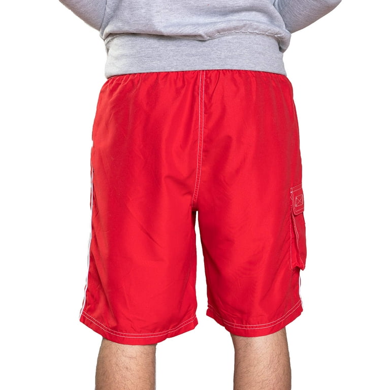 veatm SURF SHORTS【RED】 AndWander-WaveShorts-Red_FLAT_