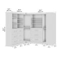 thumbnail image 6 of Bestar Pur 161W Walk-In Closet Organizer System in White - Engineered Wood, 6 of 9