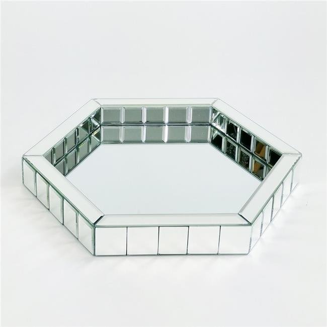 Plateau Miroir Biseauté 16 x 14 x 2 Po, Miroir