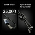thumbnail image 5 of BENFEI USB Printer Cable, 6.6FT/2 Meter USB A to USB B Cable for HP, Canon, Brother, Dell, Epson, Lexmark, Xerox, Grey, 5 of 8