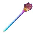 thumbnail image 1 of CutedogpastainlessSteellonghandleicecreamdessertcoffeespoonflatware-Multicolore, 1 of 4