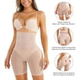 thumbnail image 6 of MISS MOLY Womens Shapewear Padded Butt Lifter High Waist Trainer Tummy Control Panties Hip Enhancer with Removable 4 Pads, 6 of 6
