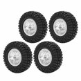 thumbnail image 2 of QIILU Wheel Rims Tires Tyre Set, 1/24 RC Car Rims Tires Tyre Set Strong For Axial Scx24 For AXI90081 For AXI00001, 2 of 8