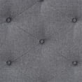 thumbnail image 4 of Baxton Studio Shanti Gray Fabric and Walnut Brown Wood King Size Headboard, 4 of 8
