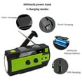 thumbnail image 4 of Klonfd 4000MAH Emergency Functional Hand Crank Solar AM/FM/NOAA Radio Suitable, 4 of 6
