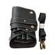 thumbnail image 1 of Qarigey Estilista bolsillos peinetas bolsa moda PVC negro cinturón ajustable riñonera peluquero bolsa titular salón peluquería Cuidado del cabello, 1 of 5