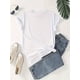 thumbnail image 3 of Women'S Casual Summer T-Shirt with Cute Bear and Heart Print - Short Sleeve, Round Neck, All-Season Top, Casual Wear | Playful Design | Comfortable Fit, 3 of 6