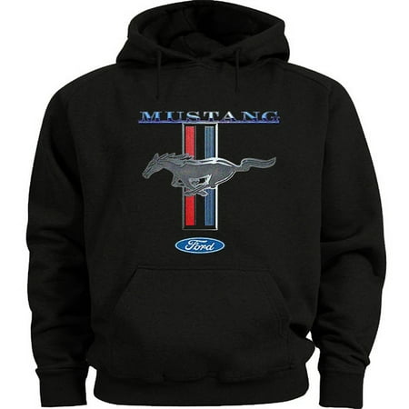 - Ford Mustang Hoodie Men's Sweatshirt Black